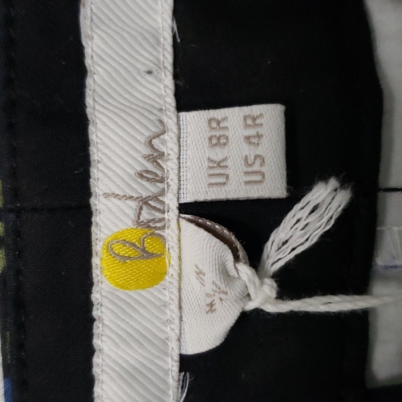 Boden Dark Floral Capri Pants Cropped Size 4 - Picture 10 of 13